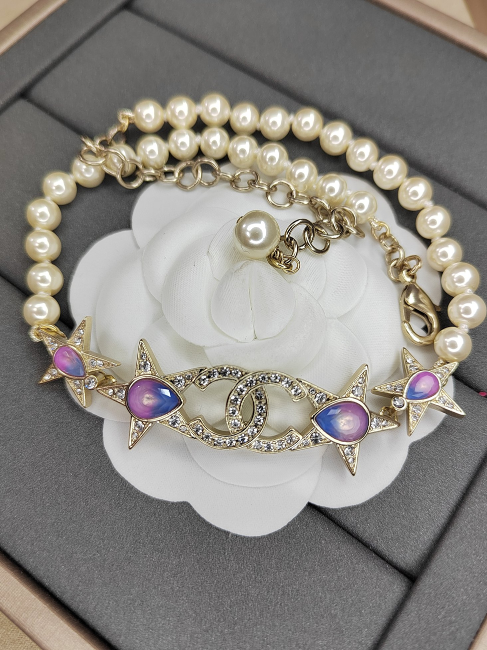 Chanel Cc Logo Star Heart Necklace (13) - www.newkick.org